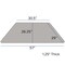Emma and Oliver Mobile 29x57 Trapezoid HP Laminate Preschool Activity Table